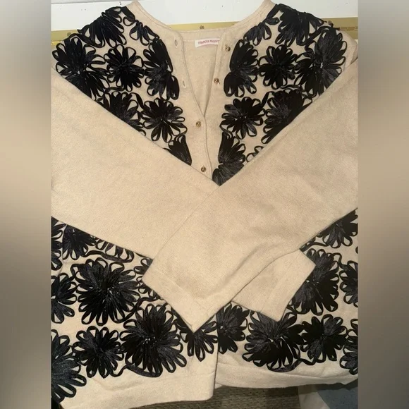 Francis Valentine Darling Cotton Cashmere Cardigan - Picture 3 of 3